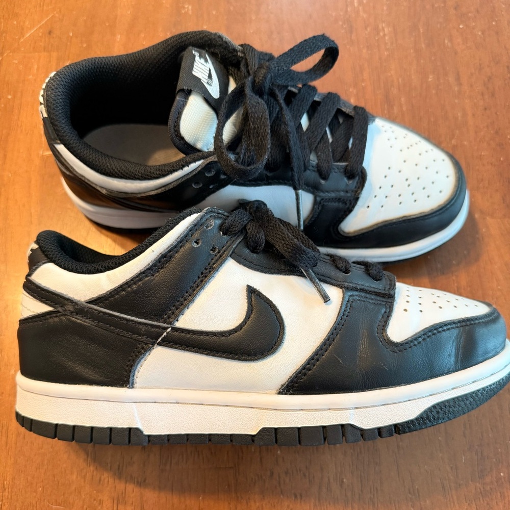 Nike Dunk Low GS Black White Panda Dunks CW1590-100 Kids Youth 3.5Y Women’s 5